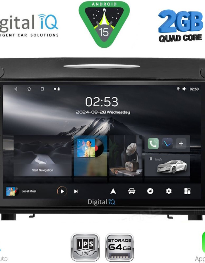 DIGITAL IQ RSD 1419_CPA (9inc) MULTIMEDIA TABLET for MERCEDES SLK R171 mod. 2004-2010