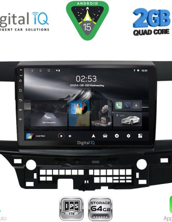 DIGITAL IQ RSD 1434_CPA (10inc) MULTIMEDIA TABLET for MITSUBISHI LANCER mod. 2008-2017