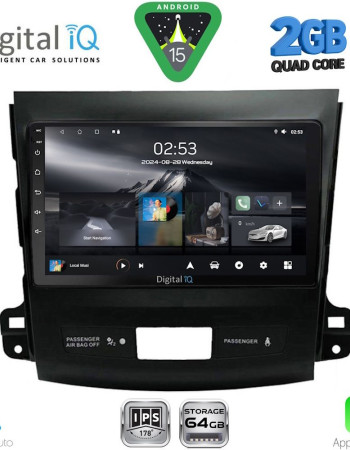 DIGITAL IQ RSD 1442_CPA (9inc) MULTIMEDIA TABLET for CITROEN C-CROSSER | MITSUBISHI OUTLANDER | PEUGEOT 4007 mod. 2006-2012