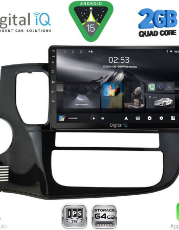 DIGITAL IQ RSD 1443_CPA (10inc) MULTIMEDIA TABLET for MITSUBISHI OUTLANDER mod. 2013-2020