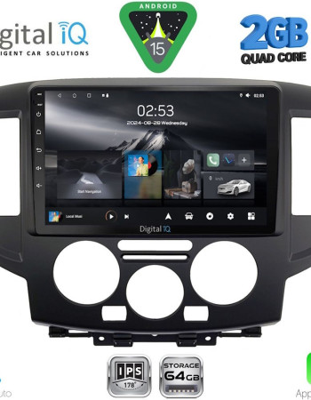 DIGITAL IQ RSD 1458BL_CPA (9inc) MULTIMEDIA TABLET for NISSAN NV200 mod. 2009-2020 (BLACK)