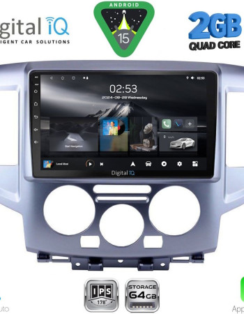 DIGITAL IQ RSD 1458SL_CPA (9inc) MULTIMEDIA TABLET for NISSAN NV200 mod. 2009-2020 (SILVER)