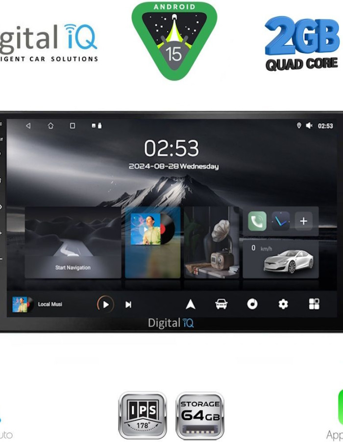 DIGITAL IQ RSD 1460_CPA (9inc) MULTIMEDIA TABLET for NISSAN MICRA mod. 2017-2025