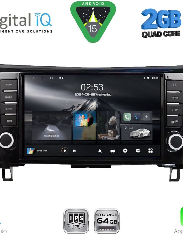 DIGITAL IQ RSD 1467_CPA (9inc) MULTIMEDIA TABLET for NISSAN QASHQAI - XTRAIL mod. 2014-2021