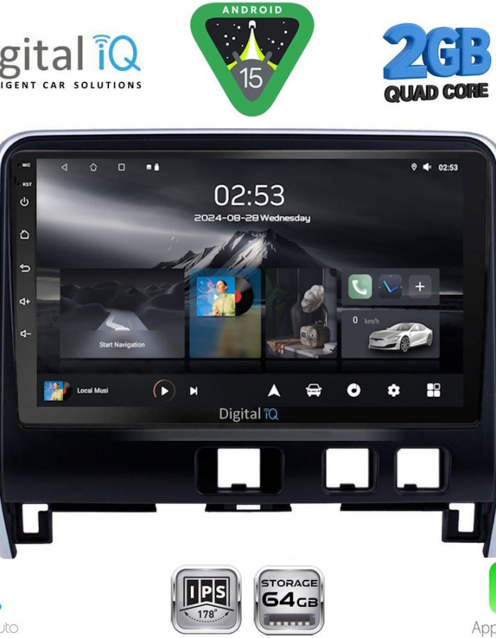DIGITAL IQ RSD 1471_CPA (10inc) MULTIMEDIA TABLET for NISSAN SERENA mod. 2016-2026