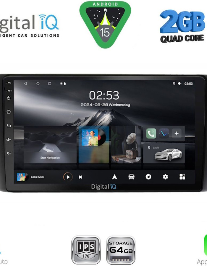 DIGITAL IQ RSD 1472_CPA (9inc) MULTIMEDIA TABLET for NISSAN LEAF mod. 2009-2017
