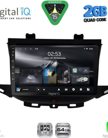 DIGITAL IQ RSD 1483_CPA (9inc) MULTIMEDIA TABLET for OPEL ASTRA K mod. 2015-2022