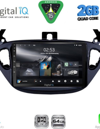 DIGITAL IQ RSD 1486_CPA (9inc) MULTIMEDIA TABLET for OPEL ADAM - CORSA E mod. 2014-2019