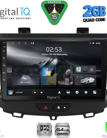 DIGITAL IQ RSD 1490_CPA (9inc) MULTIMEDIA TABLET for OPEL CROSSLAND - GRANDLAND mod. 2017-2025