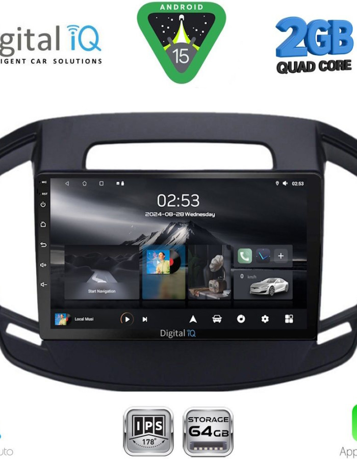 DIGITAL IQ RSD 1492_CPA (9inc) MULTIMEDIA TABLET for OPEL INSIGNIA mod. 2014-2017