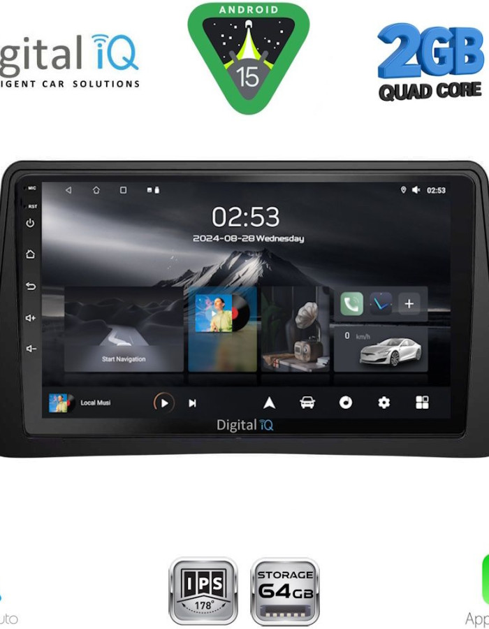 DIGITAL IQ RSD 1496_CPA (9inc) MULTIMEDIA TABLET for OPEL MOKKA mod. 2012-2015