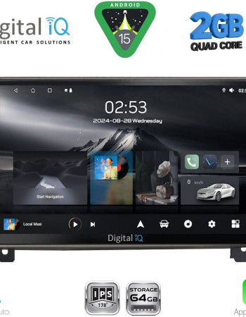DIGITAL IQ RSD 1517_CPA (9inc) MULTIMEDIA TABLET for PEUGEOT 407 mod. 2004-2011