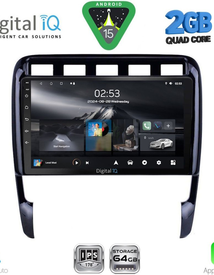 DIGITAL IQ RSD 1535_CPA (9inc) MULTIMEDIA TABLET for PORSCHE CAYENNE mod. 2002-2011