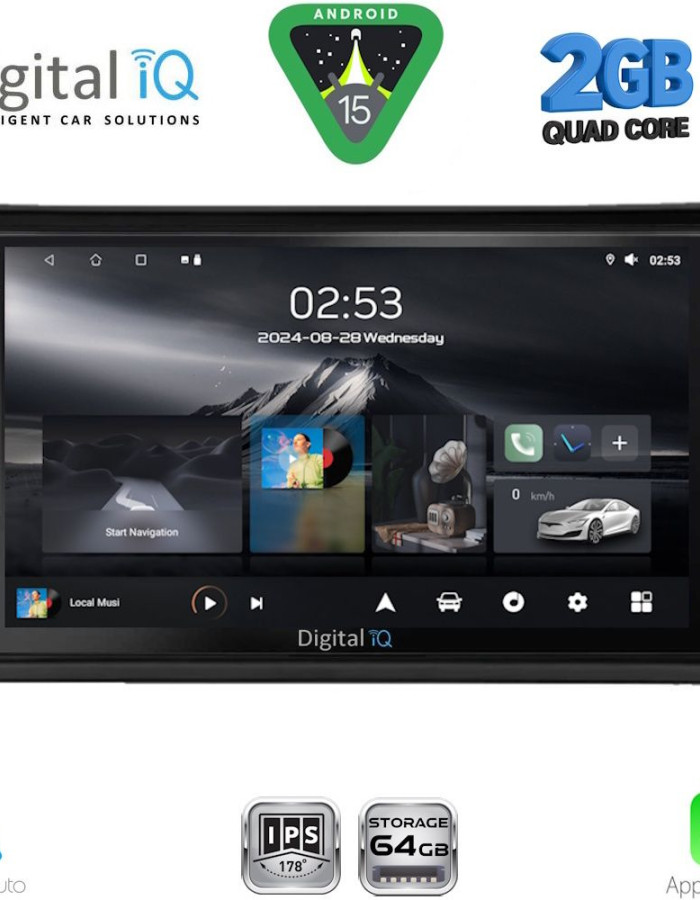 DIGITAL IQ RSD 1548_CPA (9inc) MULTIMEDIA TABLET for RENAULT EXPRESS mod. 2020-2026