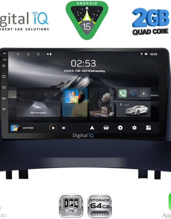 DIGITAL IQ RSD 1555_CPA (9inc) MULTIMEDIA TABLET for RENAULT MEGANE 2 mod. 2002-2008