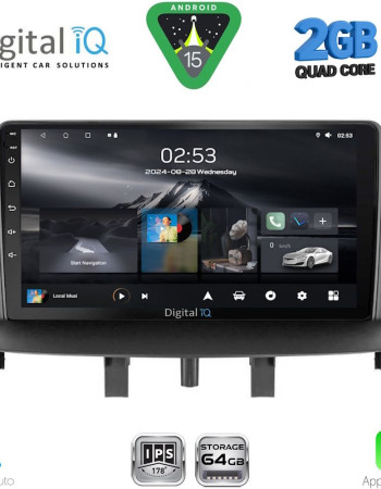 DIGITAL IQ RSD 1556_CPA (9inc) MULTIMEDIA TABLET for RENAULT MEGANE 3 mod. 2009-2016