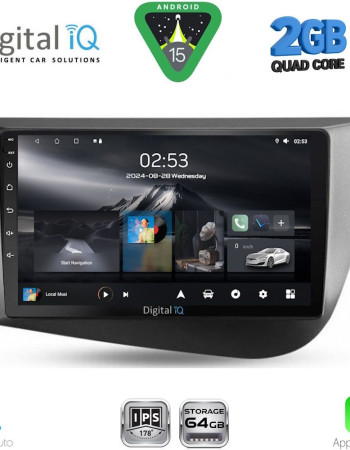 DIGITAL IQ RSD 1574_CPA (9inc) MULTIMEDIA TABLET for SEAT LEON mod. 2005-2012