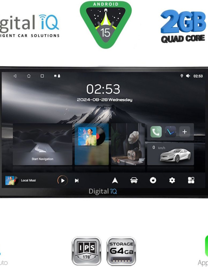 DIGITAL IQ RSD 1586_CPA (10inc) MULTIMEDIA TABLET for SKODA KAMIQ mod. 2018-2026
