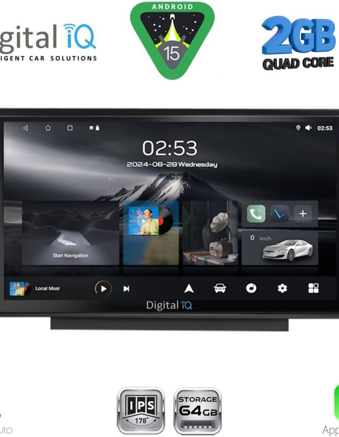 DIGITAL IQ RSD 1594_CPA (9inc) MULTIMEDIA TABLET for  SKODA OCTAVIA 5 mod. 2005-2012