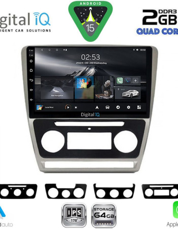 DIGITAL IQ RSD 1595SL_CPA (10inc) MULTIMEDIA TABLET for SKODA OCTAVIA 5 mod. 2005-2012 (SILVER)