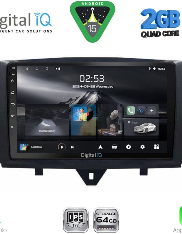 DIGITAL IQ RSD 1622_CPA (9inc) MULTIMEDIA TABLET for SMART (451) mod. 2010-2015