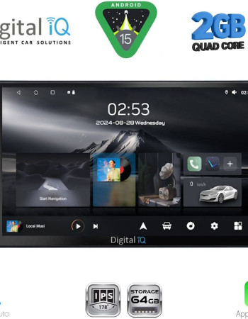DIGITAL IQ RSD 1650_CPA (9inc) MULTIMEDIA TABLET for SSANGYONG ACTYON - KYRON mod. 2006-2015