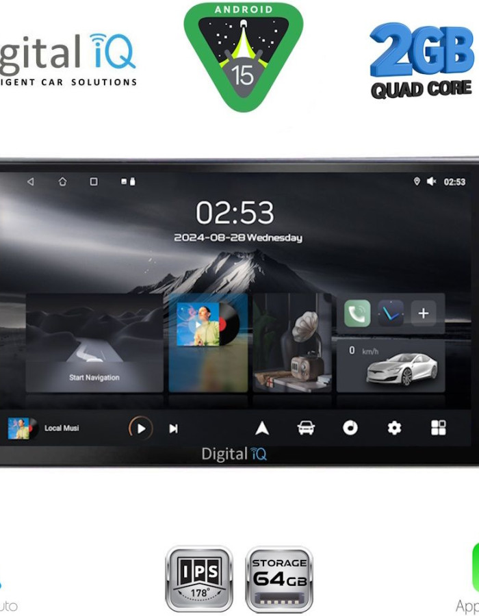 DIGITAL IQ RSD 1659_CPA (9inc) MULTIMEDIA TABLET for SUBARU IMPREZA mod. 2002-2008