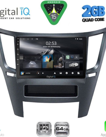 DIGITAL IQ RSD 1667_CPA (9inc) MULTIMEDIA TABLET for SUBARU LEGACY – OUTBACK mod. 2009-2014