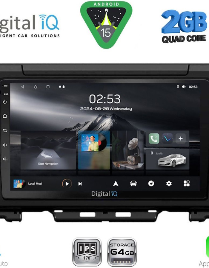 DIGITAL IQ RSD 1679_CPA (9inc) MULTIMEDIA TABLET for SUZUKI JIMNY mod. 2017-2026