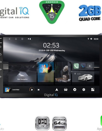 DIGITAL IQ RSD 1682_CPA (9inc) MULTIMEDIA TABLET for OPEL AGILA - SUZUKI SPLASH mod. 2008-2018