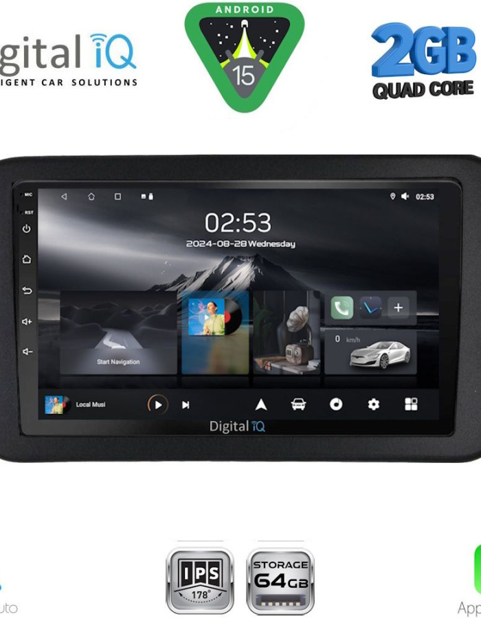 DIGITAL IQ RSD 1690_CPA (9inc) MULTIMEDIA TABLET for SUZUKI SΧ4 S-CROSS mod. 2021-2026