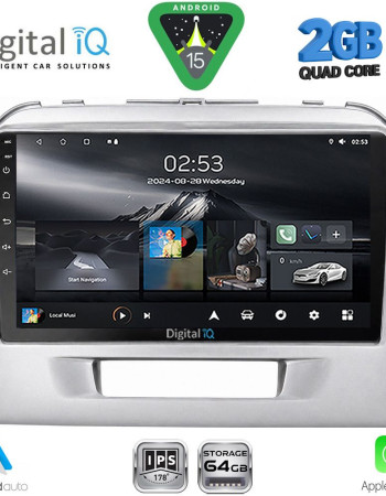 DIGITAL IQ RSD 1697SL_CPA (9inc) MULTIMEDIA TABLET for SUZUKI VITARA mod. 2016-2025 (SILVER)