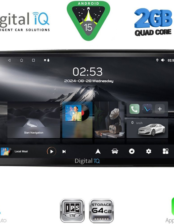 DIGITAL IQ RSD 1701_CPA (10inc) MULTIMEDIA TABLET for TOYOTA RAIZE mod. 2020-2026