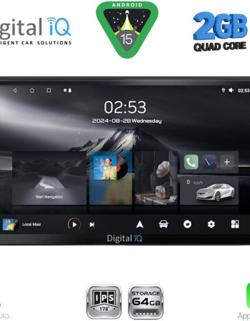 DIGITAL IQ RSD 1704BL_CPA (9inc) MULTIMEDIA TABLET for TOYOTA AVENSIS (T25) mod. 2003-2009 (BLACK)
