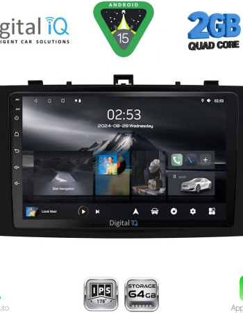 DIGITAL IQ RSD 1705BL_CPA (9inc) MULTIMEDIA TABLET for TOYOTA AVENSIS (T27) mod. 2009-2015 (BLACK)