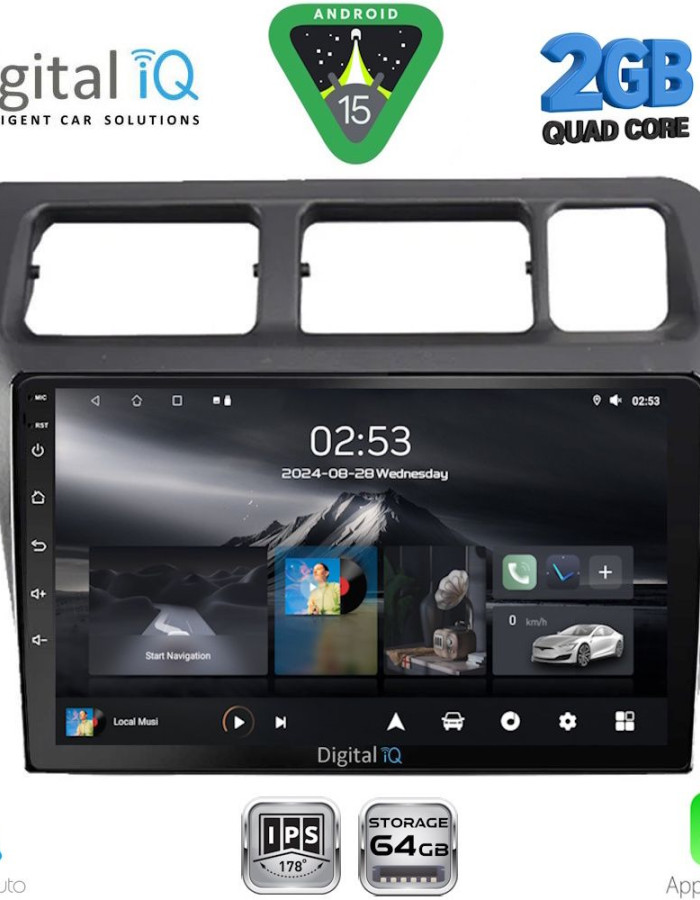 DIGITAL IQ RSD 1710_CPA (9inc) MULTIMEDIA TABLET for TOYOTA COROLLA mod. 1992-1997