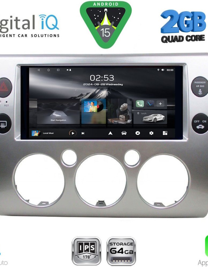 DIGITAL IQ RSD 1717_CPA (9inc) MULTIMEDIA TABLET for TOYOTA FJ CRUISER mod. 2007-2013