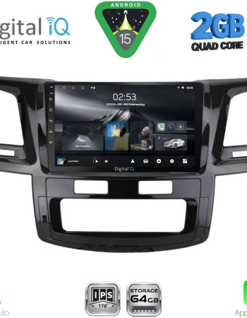 DIGITAL IQ RSD 1720_CPA (9inc) MULTIMEDIA TABLET for TOYOTA HILUX mod. 2005-2016
