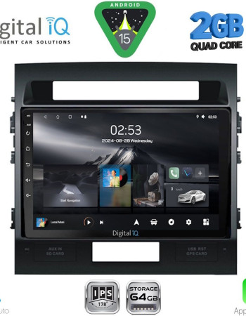DIGITAL IQ RSD 1724_CPA (9inc) MULTIMEDIA TABLET for TOYOTA LANDCRUISER mod. 2008-2015