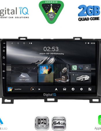 DIGITAL IQ RSD 1726BL_CPA (9inc) MULTIMEDIA TABLET for TOYOTA PRIUS mod. 2009-2015 (BLACK)