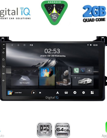 DIGITAL IQ RSD 1727_CPA (9inc) MULTIMEDIA TABLET for TOYOTA PRIUS mod. 2016-2020