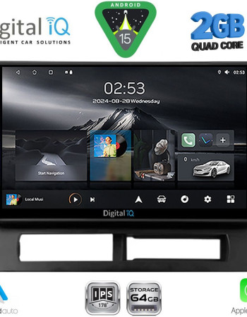 DIGITAL IQ RSD 1728DASH_CPA (9inc) MULTIMEDIA TABLET for TOYOTA PRIUS mod. 2003-2009 (Supports Original Clima-HYBRID)