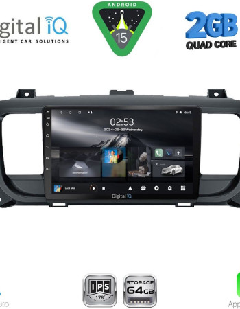 DIGITAL IQ RSD 1729_CPA (9inc) MULTIMEDIA TABLET for CITROEN JUMPY-SPACETOURER – PEUGEOT EXPERT-TRAVELLER - TOYOTA PROACE mod.2016-2026