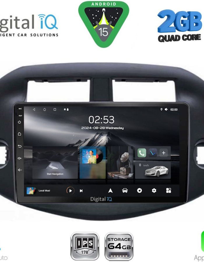 DIGITAL IQ RSD 1732_CPA (10inc) MULTIMEDIA TABLET for TOYOTA RAV 4 mod. 2006-2012