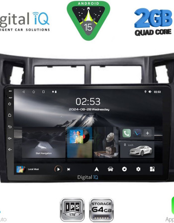 DIGITAL IQ RSD 1736BL_CPA (9inc) MULTIMEDIA TABLET for TOYOTA YARIS mod. 2006-2011 (BLACK)