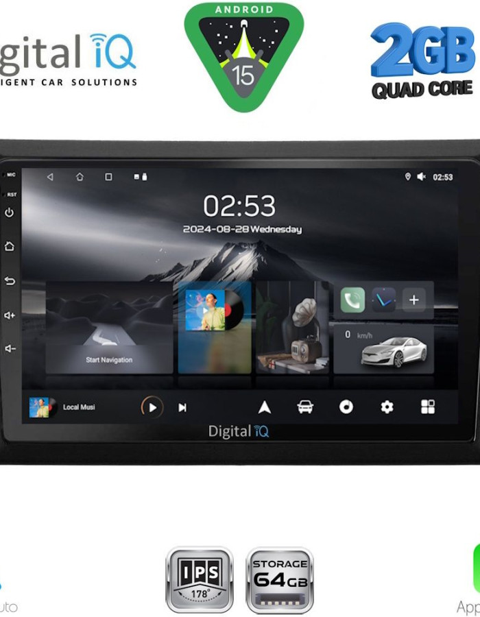 DIGITAL IQ RSD 1746_CPA (9inc) MULTIMEDIA TABLET for GOLF 6 mod. 2009-2012