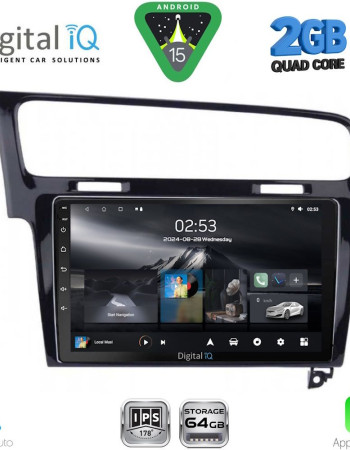 DIGITAL IQ RSD 1747BL_CPA (10inc) MULTIMEDIA TABLET for VW GOLF 7 mod. 2013-2020