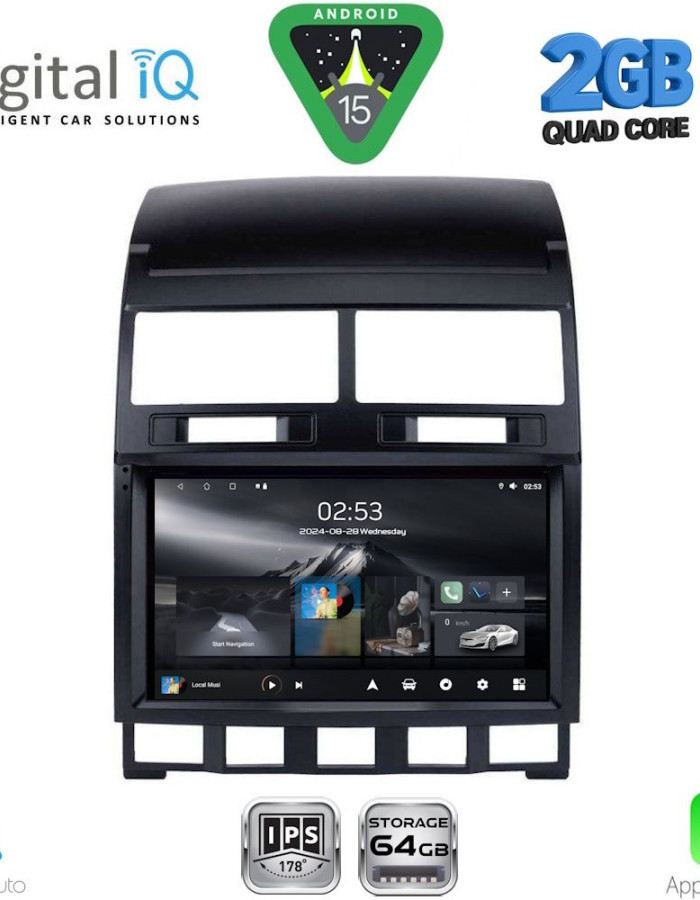 DIGITAL IQ RSD 1765_CPA (9inc) MULTIMEDIA TABLET for VW TOUAREG mod. 2003-2011