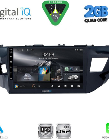 DIGITAL IQ RSD 1714MD_CPA (10inc) MULTIMEDIA TABLET for TOYOTA COROLLA mod. 2013-2016
