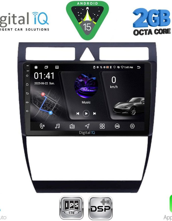 DIGITAL IQ RSF 4006_CPA (9inc) MULTIMEDIA TABLET for AUDI A6 mod. 1998-2005